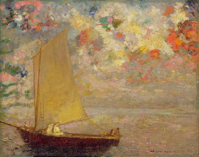 Sailboat by Odilon Redon